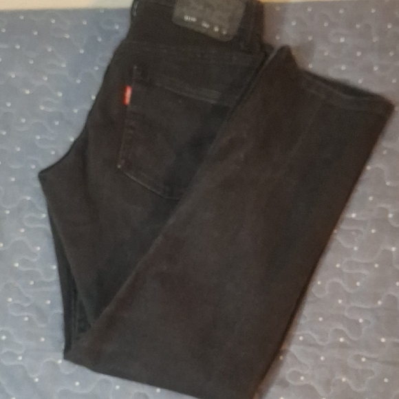 Levi's 511 Slim Black Denim Jeans size 12R - Picture 1 of 6